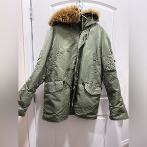 Alpha Industries Parka, Extreme Cold Weather Type N-3B Zip Up Jacket